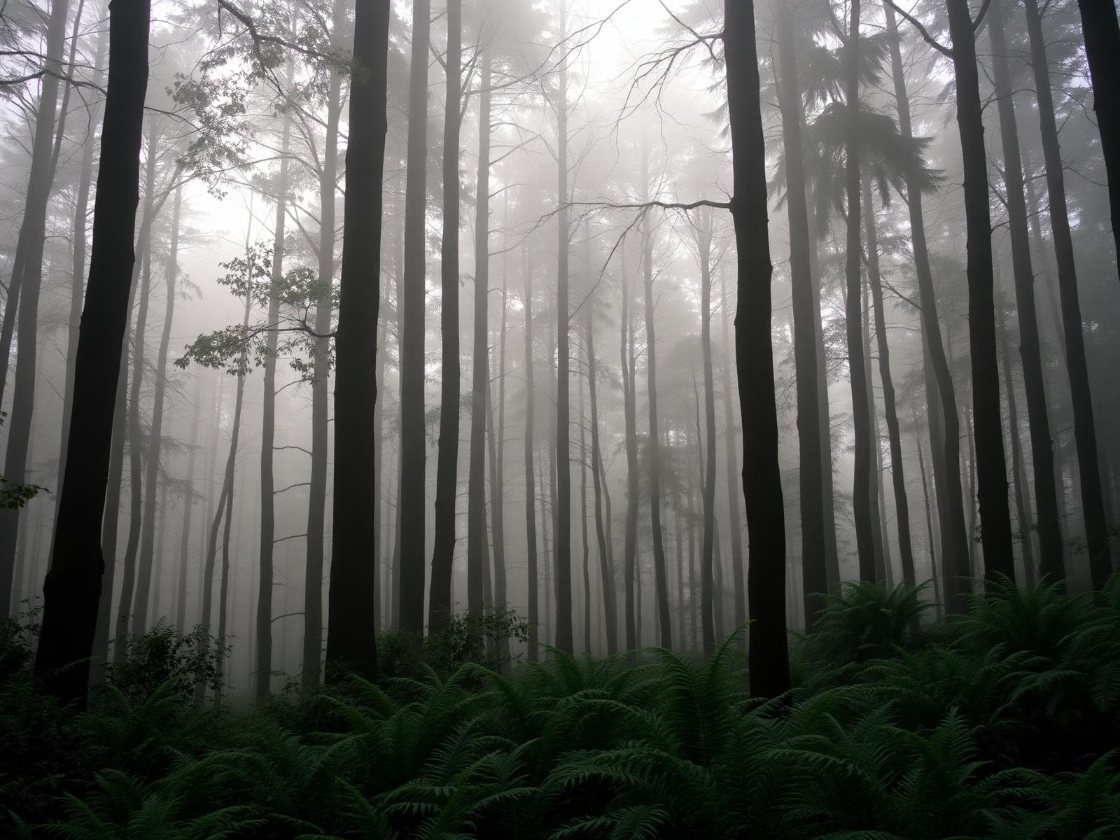 Mist rising through the primeval forest of Neora Valley